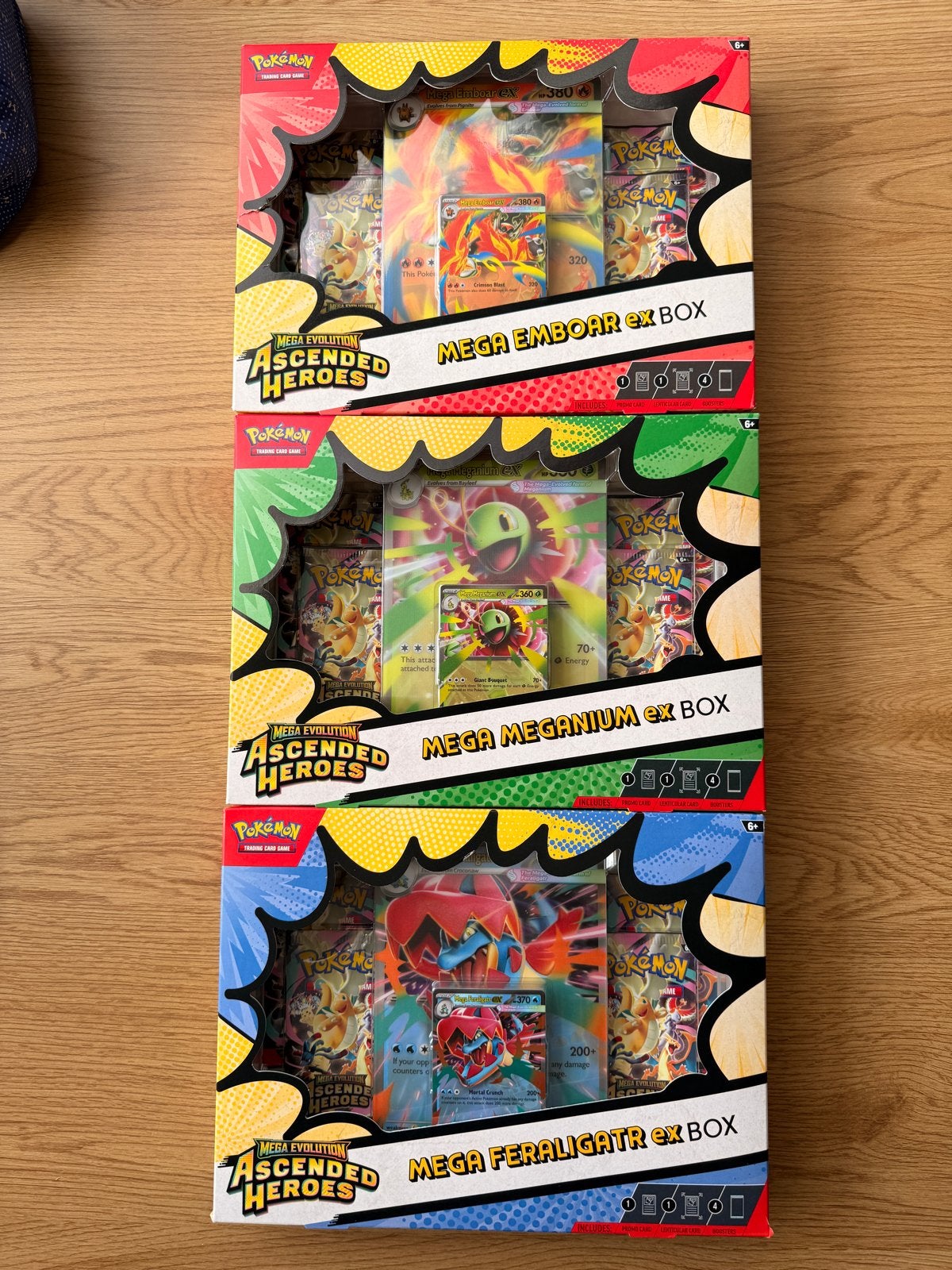 Pokémon Mega Evolution Ascended Heroes EX Boxen (3 stuks), Ophalen of Verzenden, Nieuw, Boosterbox