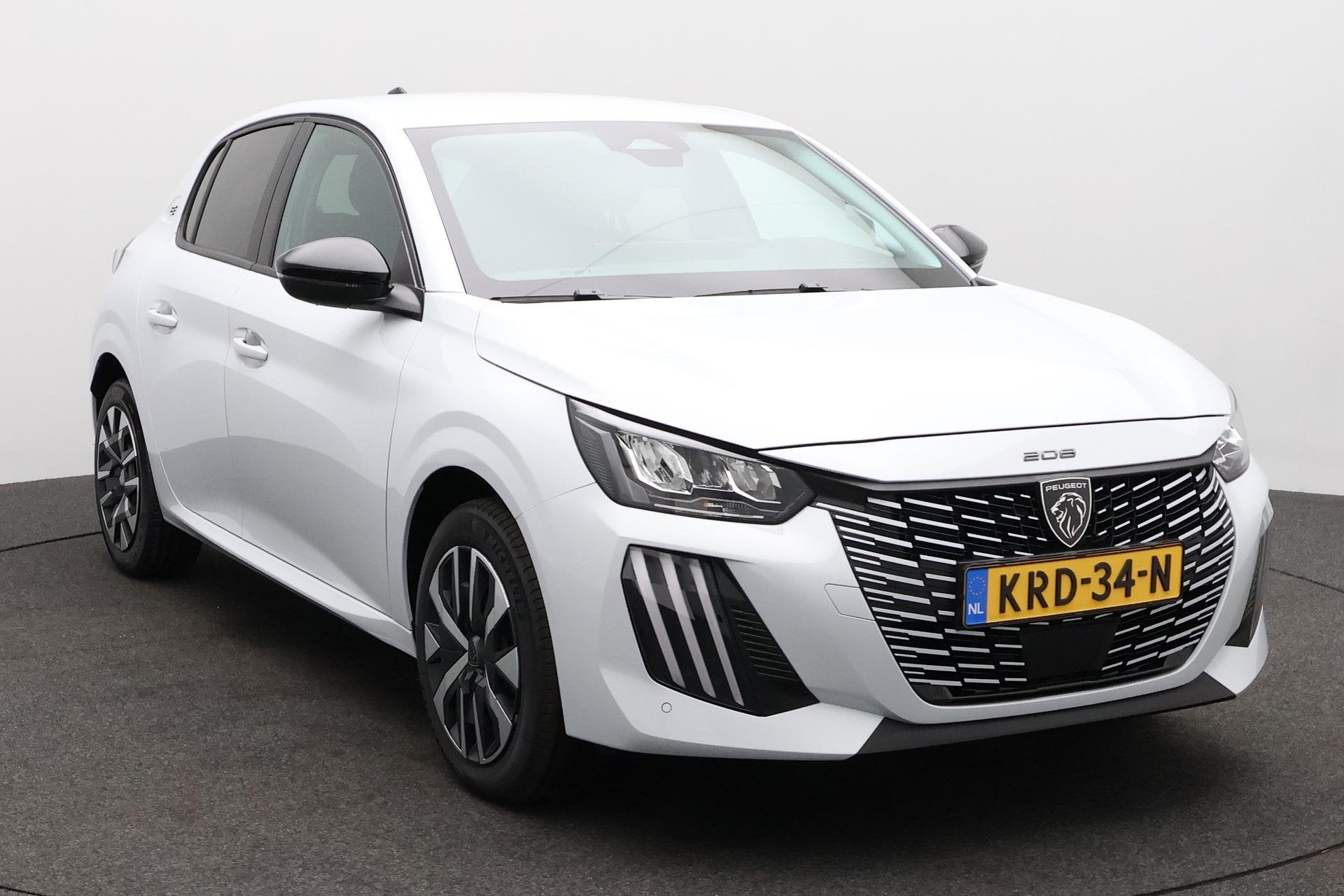 Peugeot e-208 EV Business 51 kWh 2+6 Jaar Garantie, Auto's, 12 maanden, Stof, 156 pk, Wit