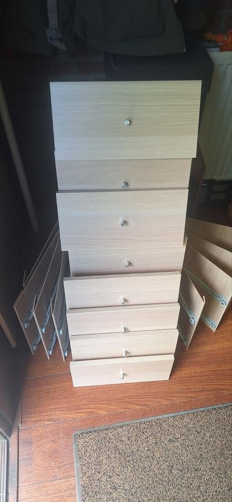 4 x lade blok berken kallax expedit kast ikea, Huis en Inrichting, Ophalen, Minder dan 50 cm, Zo goed als nieuw, Minder dan 100 cm