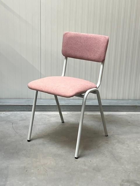 Retro eettafelstoelen nieuw projectstoelen roze prijs p/stuk, Overige kleuren, ., Vintage, Nieuw