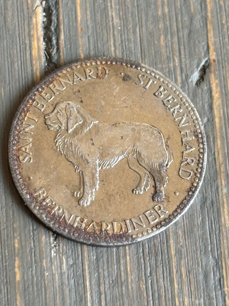 Penning Frolic St.Bernhard, Ophalen of Verzenden, Overige materialen, Nederland