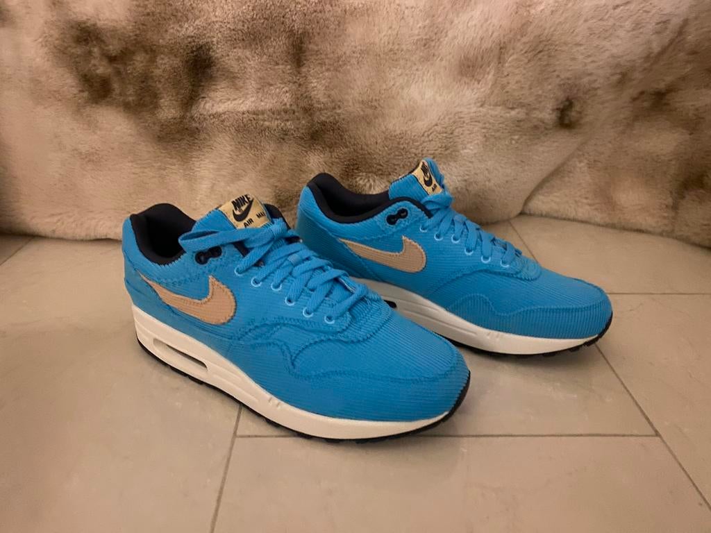 Nike Air Max 1 PRM "Baltic Blue" EU44, Blauw, Nieuw, Ophalen of Verzenden, Sneakers of Gympen