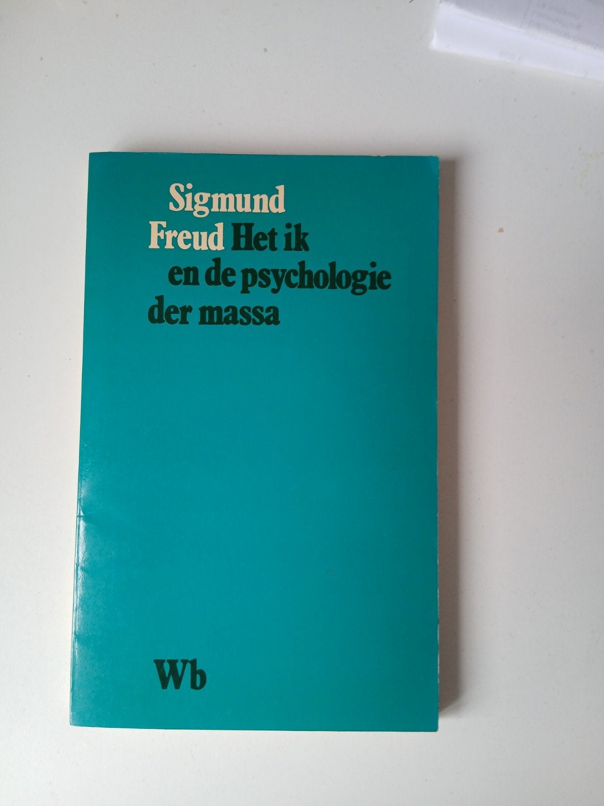 Sigmund Freud - Het ik en de psychologie der massa, Boeken, Psychologie, Ophalen of Verzenden, Gelezen, Klinische psychologie
