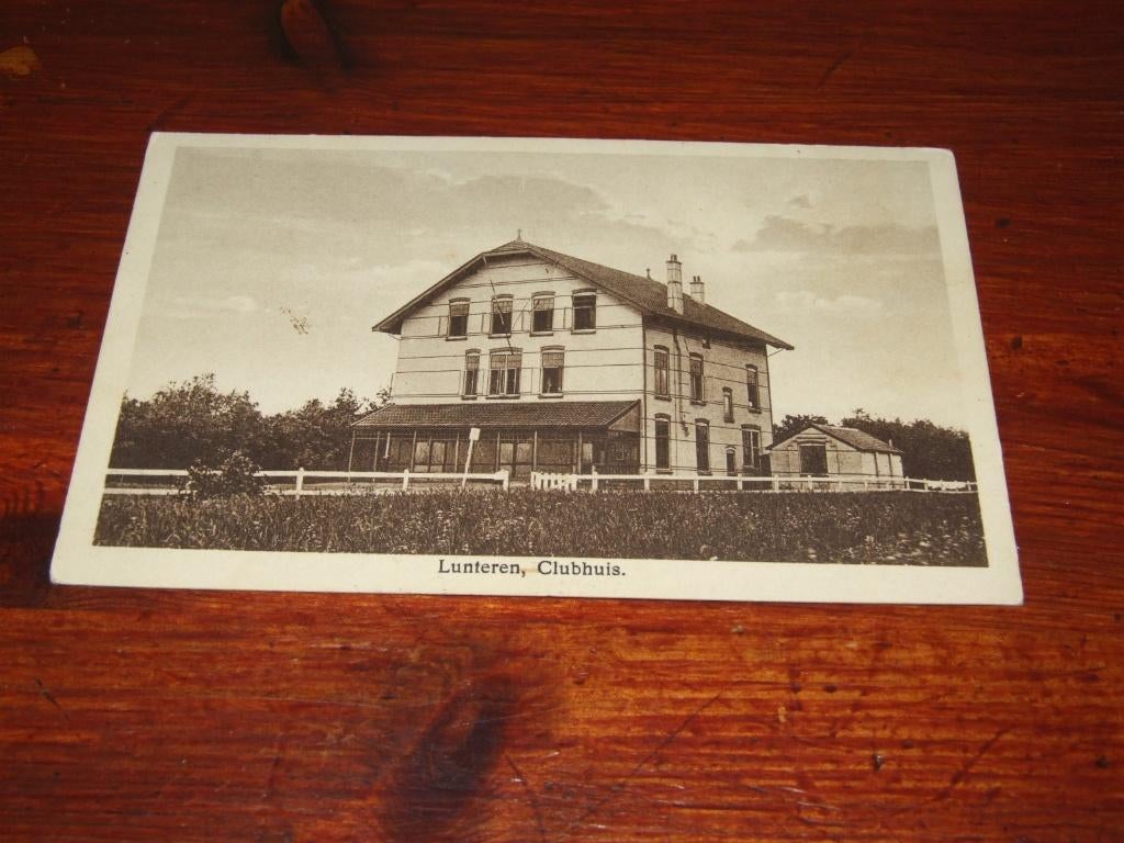 602- LUNTEREN, CLUBHUIS - 1926, Verzamelen, Verzenden, 1920 tot 1940, Gelopen, Gelderland