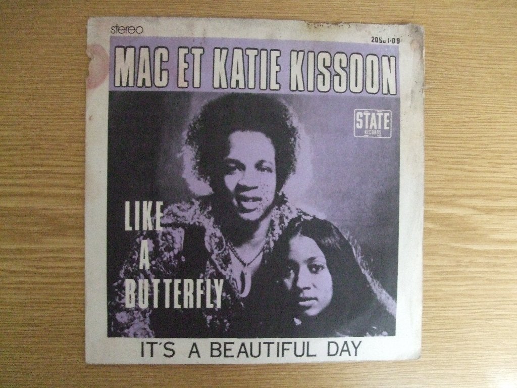 MAC ET KATIE KISSOON    LIKE A BUTTERFLY / IT'S A BEAUTIFUL, 7 inch, Ophalen of Verzenden, Zo goed als nieuw, Rock en Metal