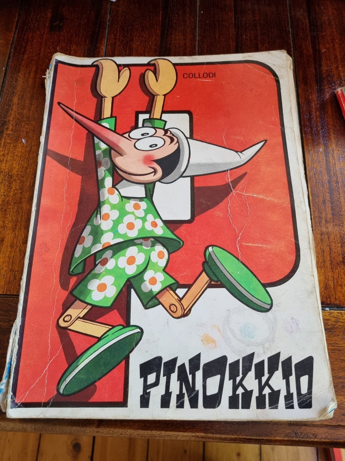 oud boek pinokkio, Eén stripboek, Ophalen of Verzenden, Gelezen