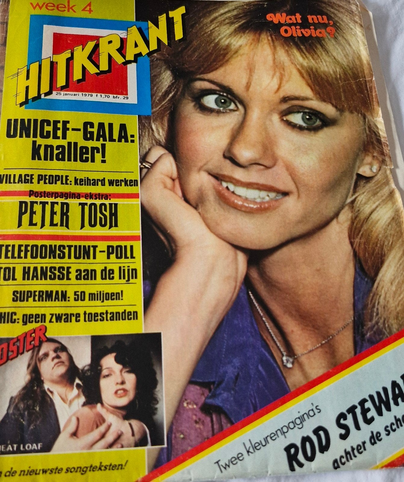 Hitkrant week 4 i 1979 - Olivia Newton-John- p tosh-abba, Ophalen of Verzenden, 1960 tot 1980