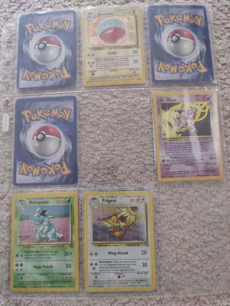Pokemon Jungle set Engels - Redelijk volledig, Hobby en Vrije tijd, Verzamelkaartspellen | Pokémon, Ophalen of Verzenden, Gebruikt