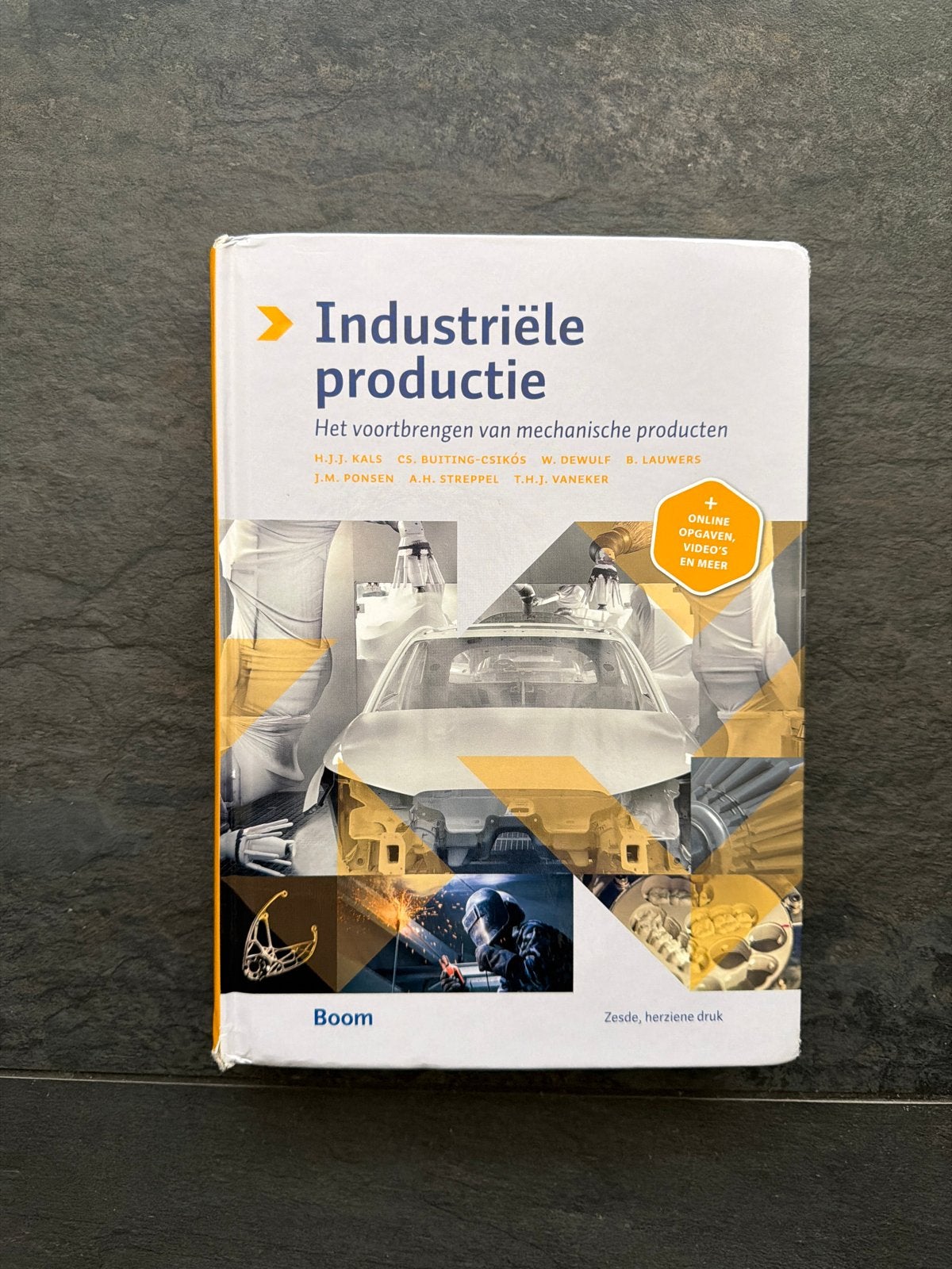 Industriële Productie - Werktuigbouwkunde Boek, Ophalen of Verzenden, Zo goed als nieuw, Werktuigbouwkunde