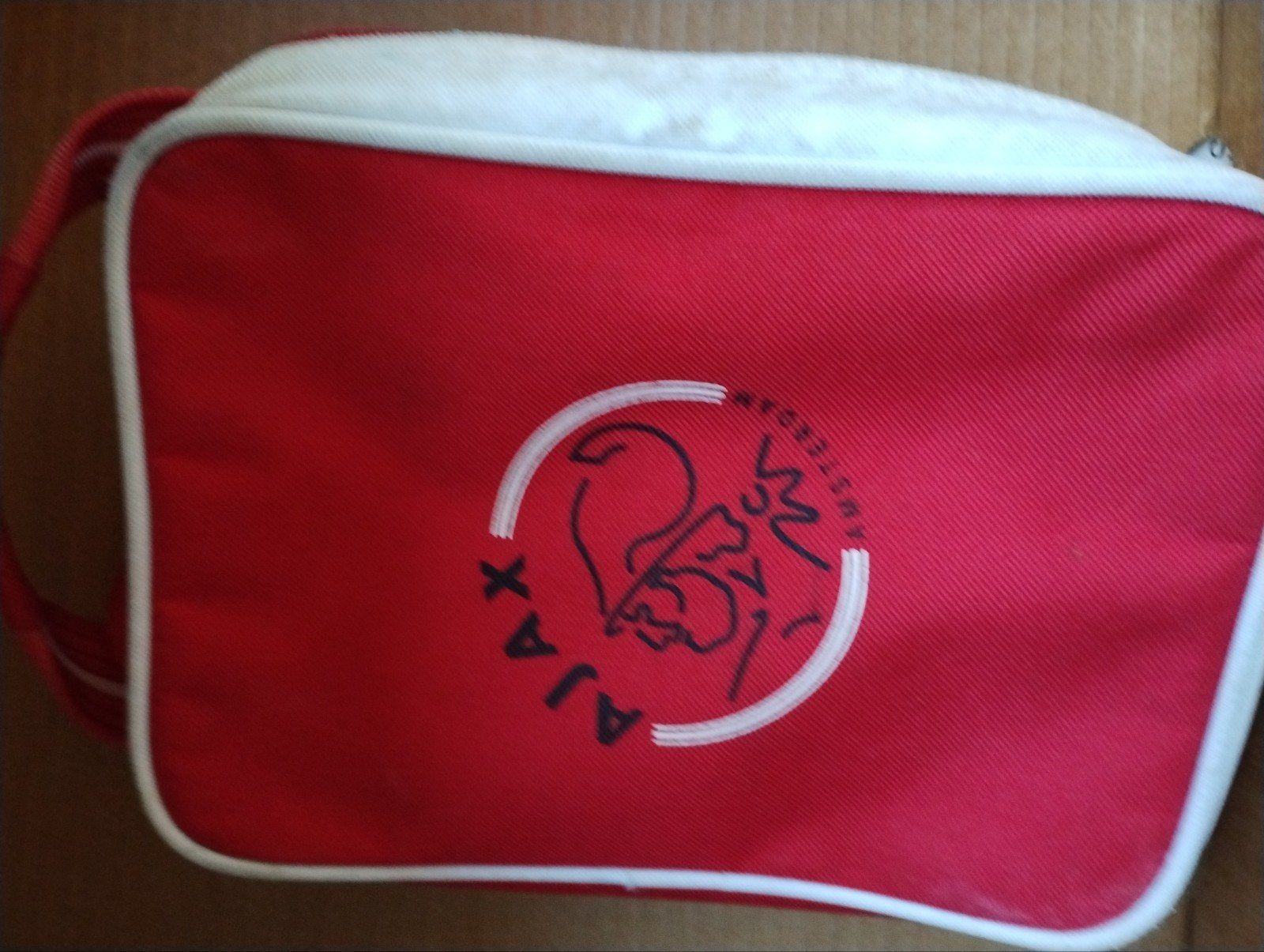 Ajax toilettasje rood/wit, Ophalen of Verzenden, Gebruikt, Rood, Overige merken