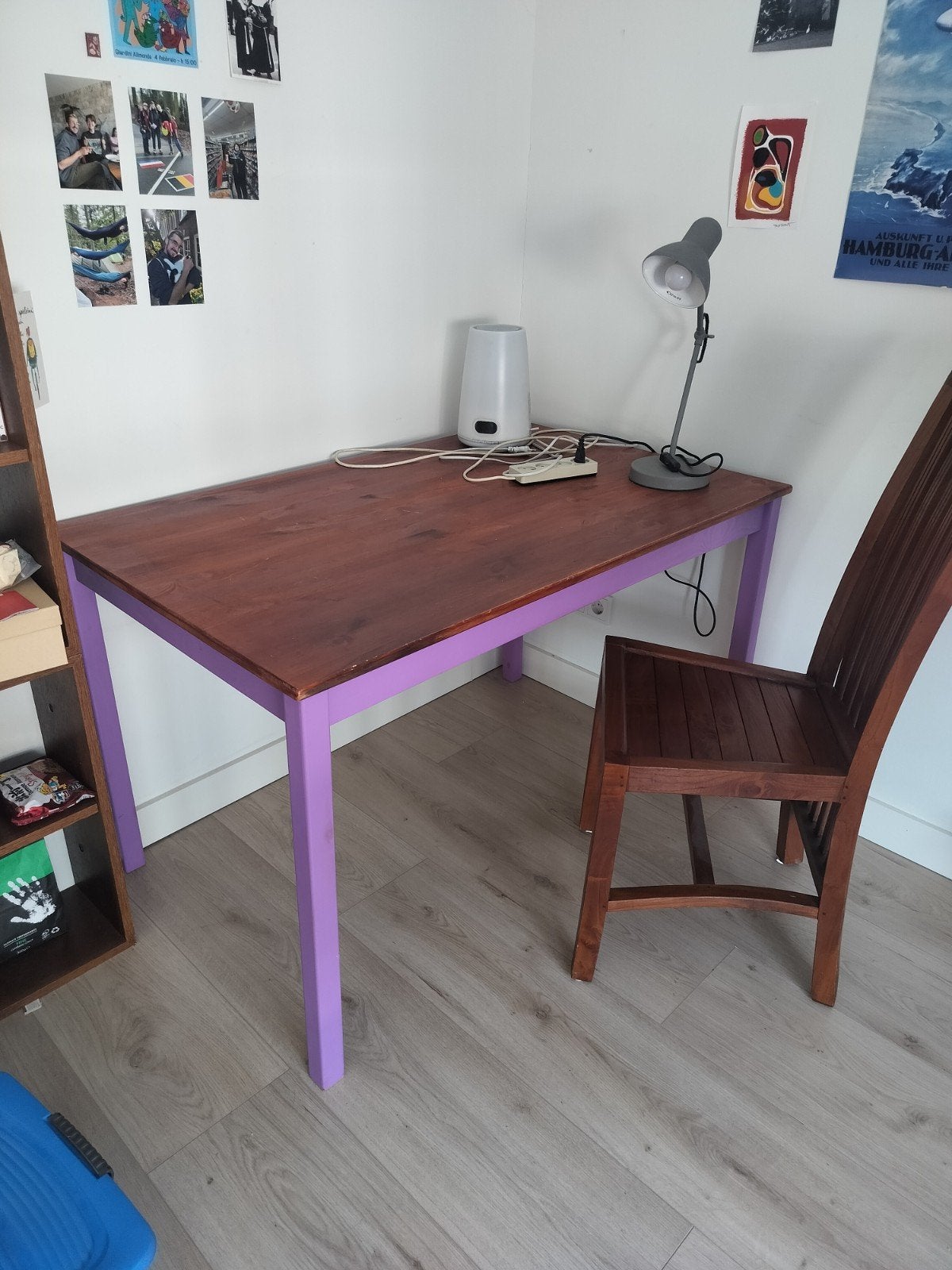 mooie houten tafel/klein bureau ikea, Ophalen