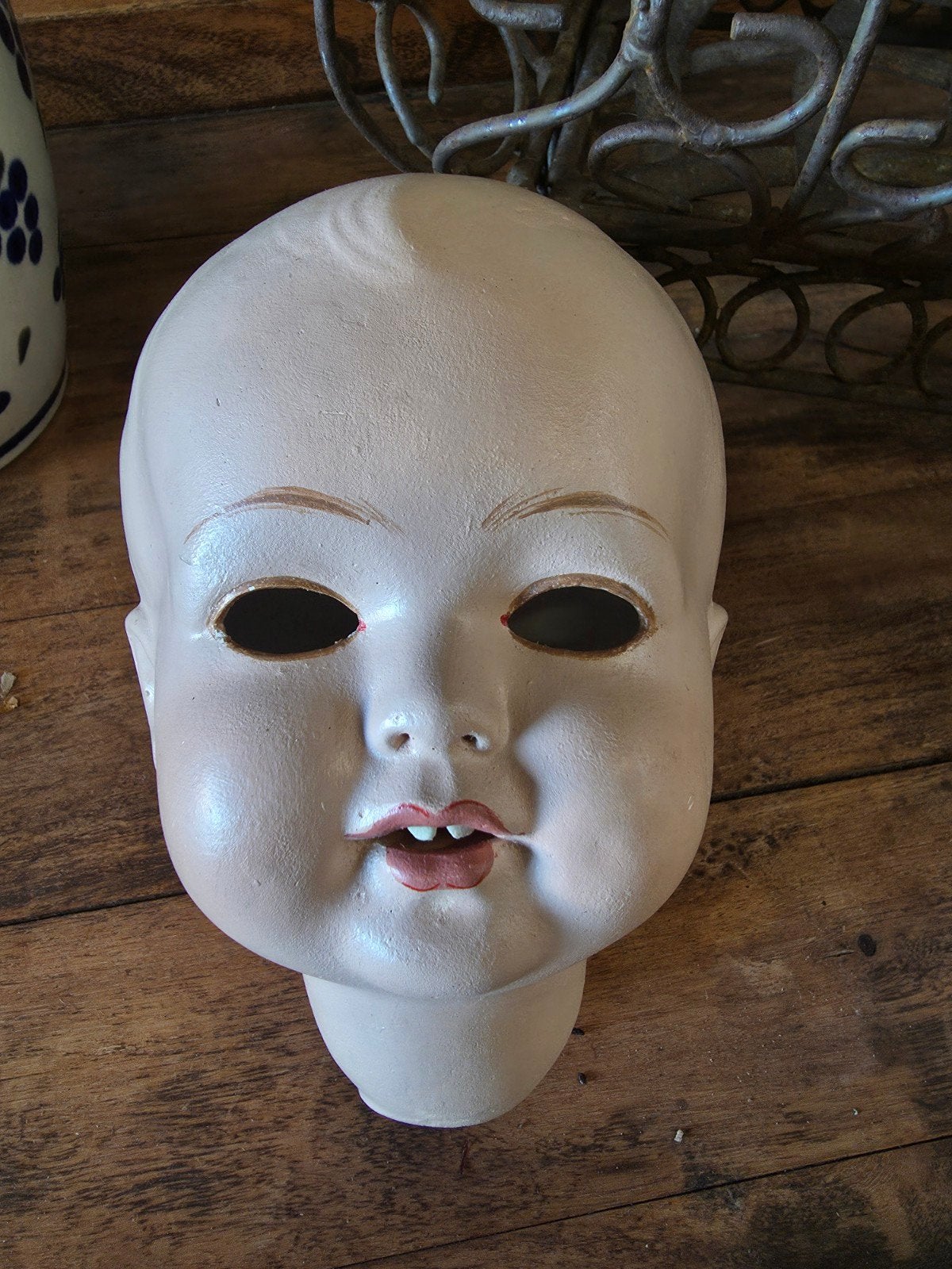 vintage schildkröt poppenhoofd, Verzamelen, Ophalen of Verzenden, Gebruikt, Pop