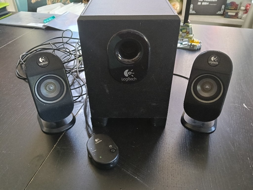 Logitech X-210 2.1 Luidsprekerset met Subwoofer, Computers en Software, Ophalen of Verzenden, Audiokanaal 2.1, Logitech