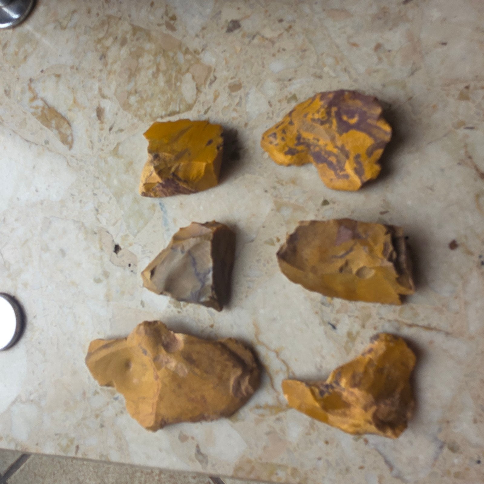 Fontmaure Vuistbijlen - Prehistorische Artefacten, Ophalen of Verzenden, Gebruikt