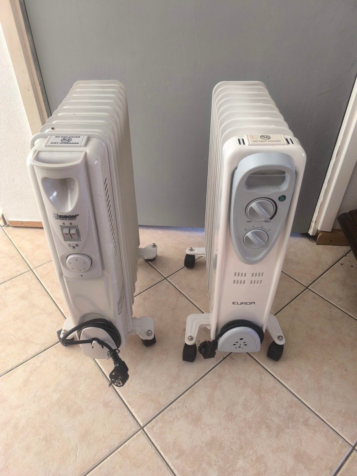 Eurom Oliegevulde Radiator RK2009N & RAD 2000 (2 stuks), Ophalen, 30 tot 80 cm, Radiator, Minder dan 60 cm