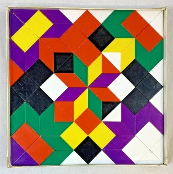 Ambi Toys Basic Mosaic vintage legspel geometrische vormen, Coolsingel 104, 3011 AG Rotterdam, Netherlands, Verzenden, Zo goed als nieuw