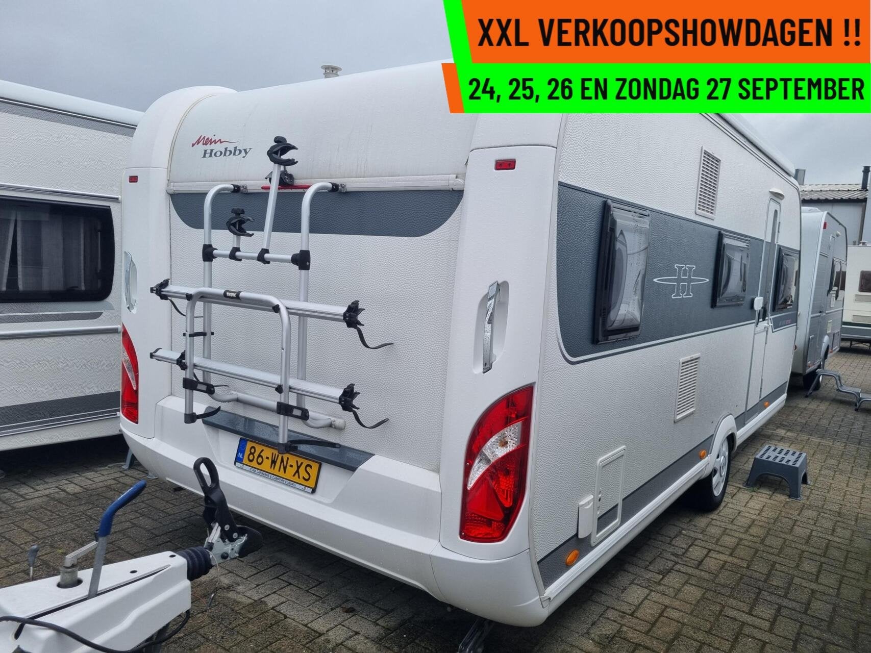 Hobby 545 KMF de luxe edition STAPELBED + MOVER + AUTARK, Rondzit, Hobby, 7 tot 8 meter, Bedrijf