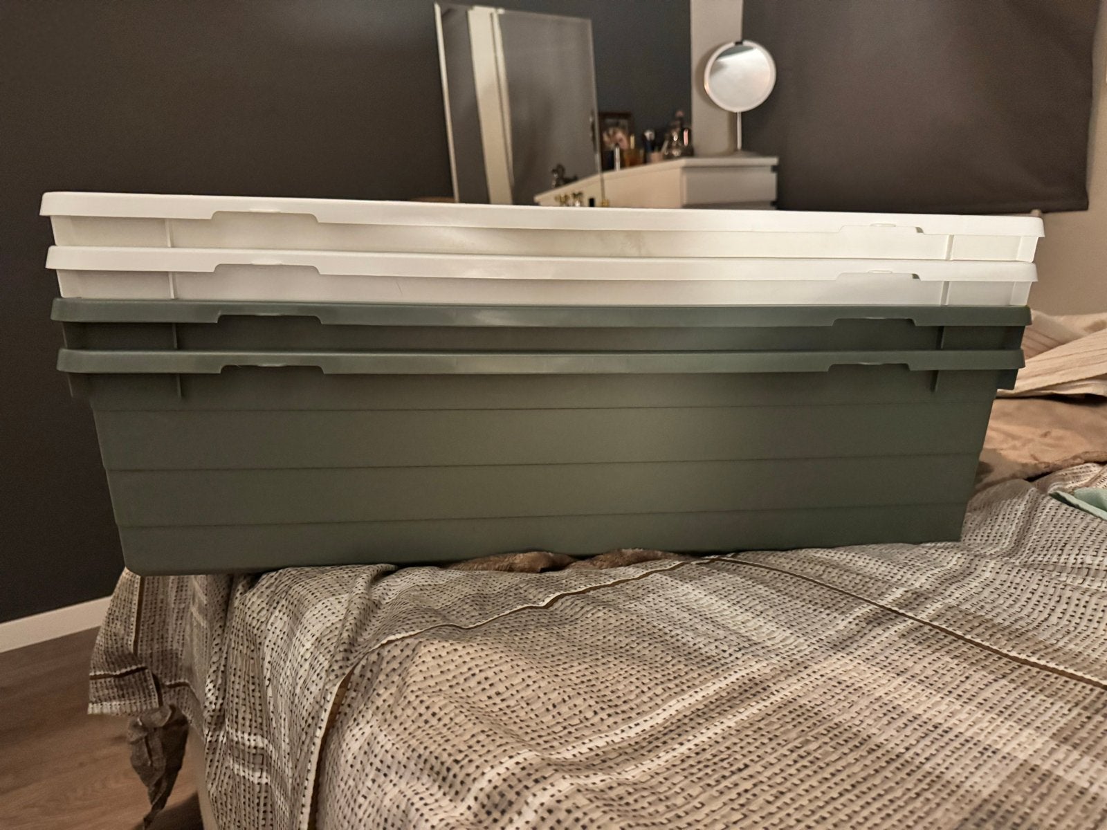 IKEA Sockerbit opbergbak met deksel - 50x77x19 cm, Ophalen, 40 tot 60 cm, 75 tot 100 cm, Nieuw