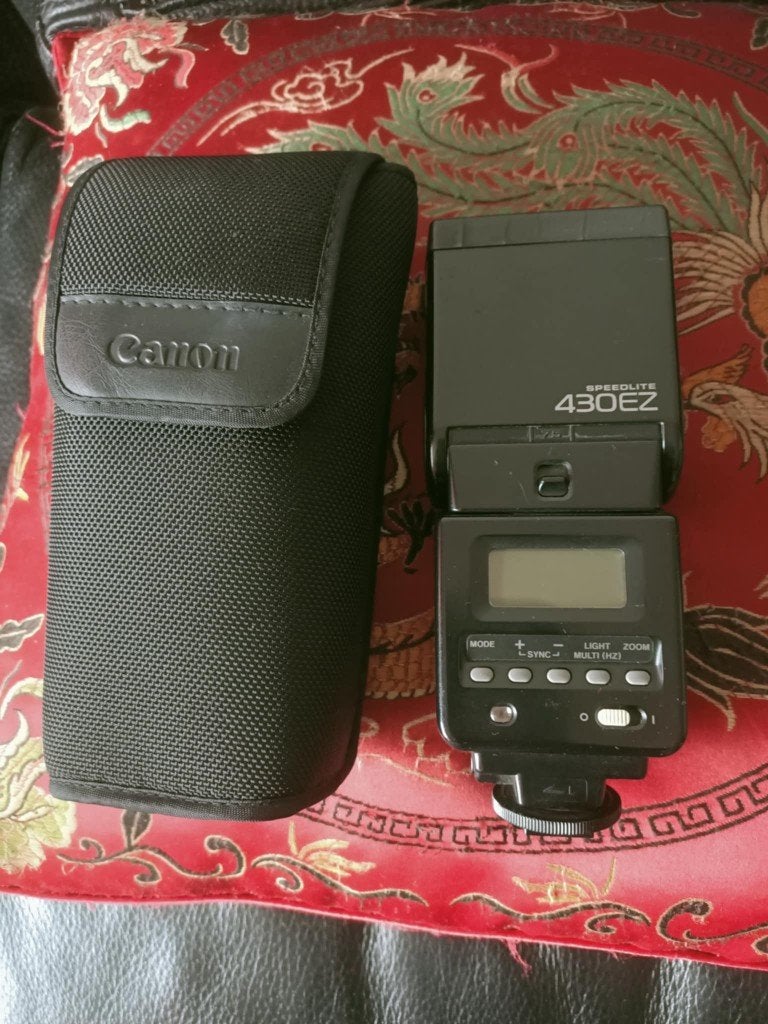 Canon 430 EZ Filtser Flash Light Speed Light, Canon, Gebruikt, Canon, Ophalen of Verzenden
