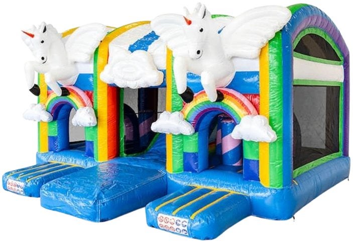 Unicorn springkussen huren - Noord & Zuid-Scharwoude Schagen, Ophalen