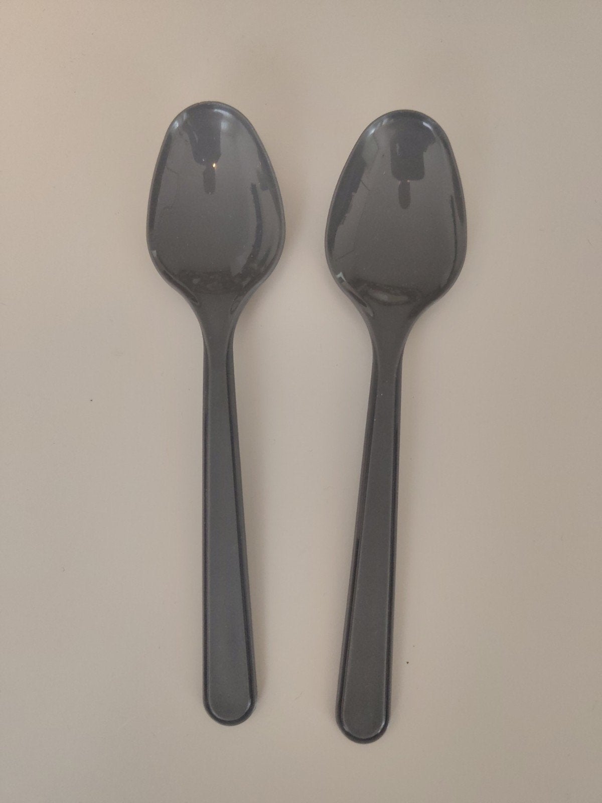 2 Lichtgewicht plastic lepels voor trektochten/kamperen, Ophalen of Verzenden, Zo goed als nieuw