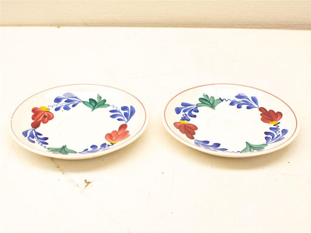 2 boerenbond schoteltjes 29322, Ophalen of Verzenden, Gebruikt, Aardewerk, Bord(en)