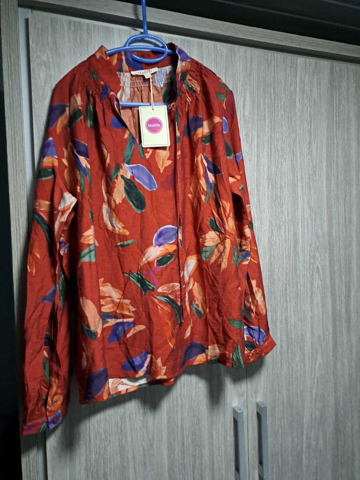 Mooie blouse maat XL, Meerkleurig, Maelle, Maat 46/48 (XL) of groter, Nieuw