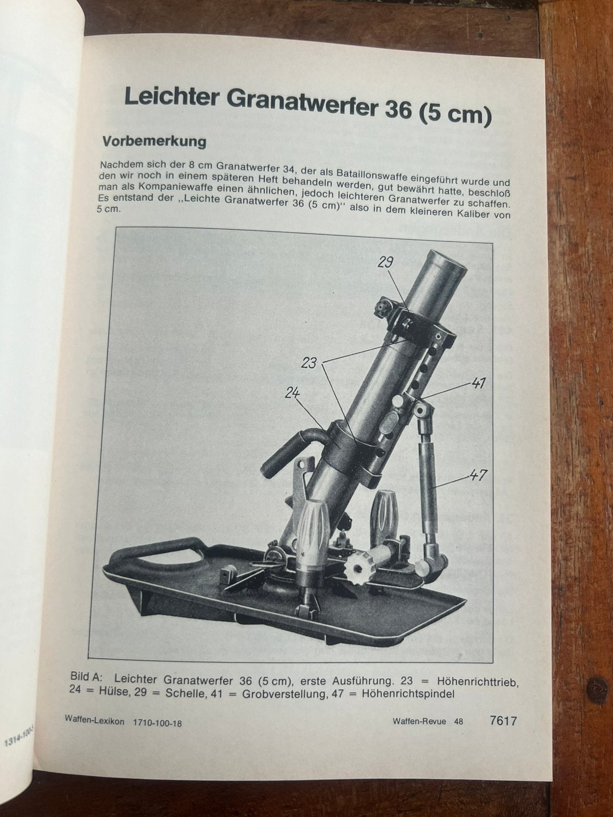 Naslagwerk Duits oa 5 cm mortier granatwerfer 36, Verzenden, Duitsland