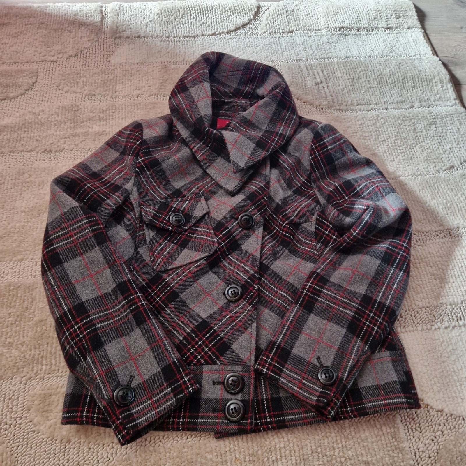 TE KOOP MOOIE DAMES WINTERJAS LIV MAAT M, Ophalen, Zo goed als nieuw, Maat 38/40 (M), Grijs
