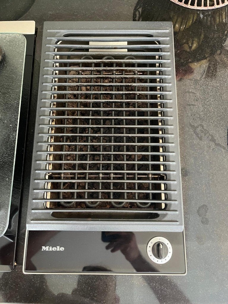 gril elektrisch, Ophalen, Minder dan 50 cm, Gebruikt, Zwart