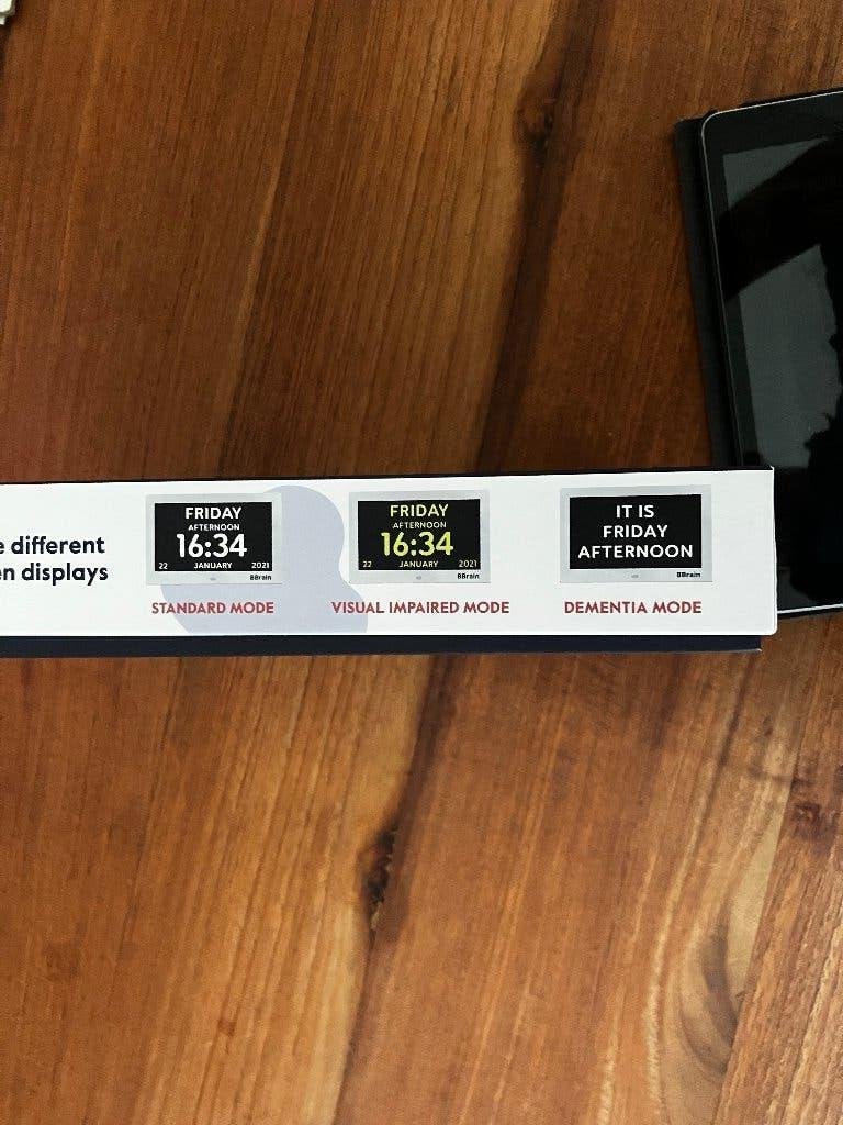 Foto 7 van Klok Bb Brain 10 inch speciaal voor senioren met dementie