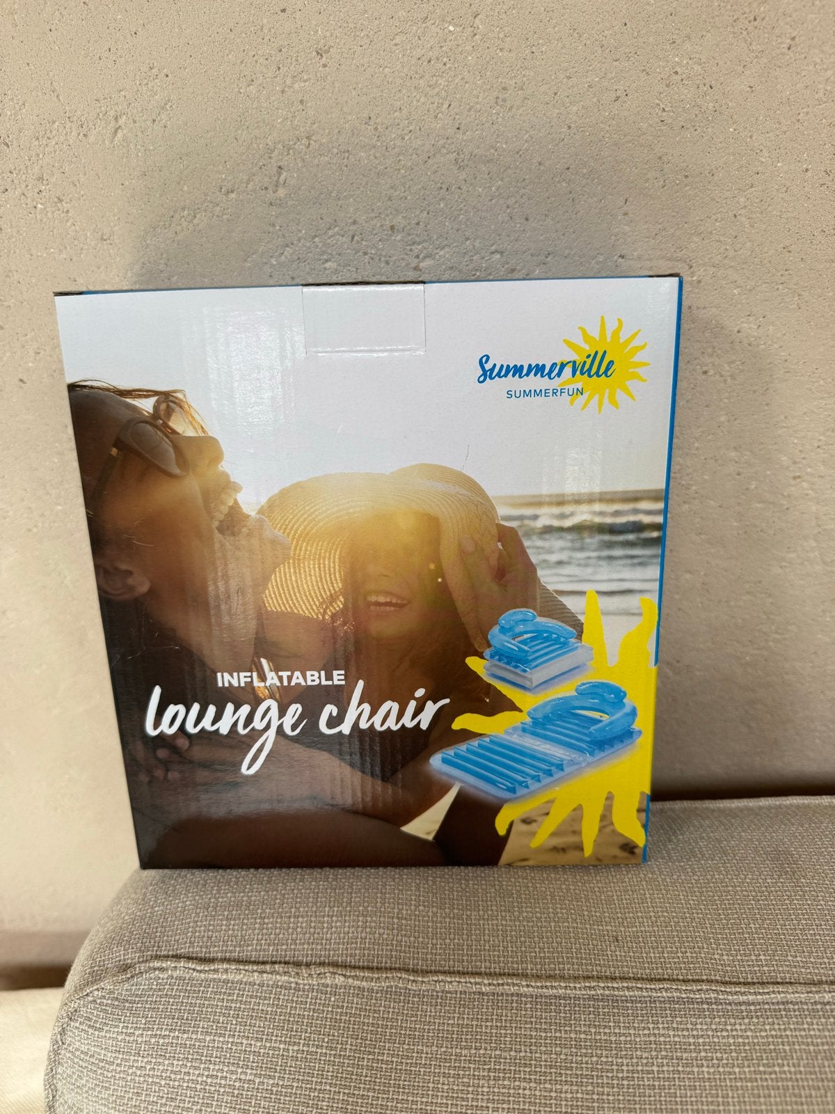 Summerville Opblaasbare Lounge Stoel - Nieuw in doos, Ophalen of Verzenden, Nieuw