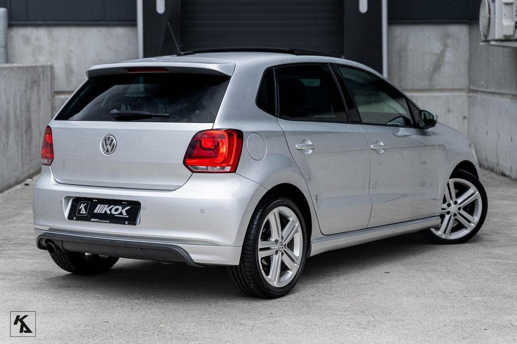 Volkswagen Polo 6R 1.2 TSI | DSG 2012 | 3x R-Line | Full, Euro 5, Zwart, 4 cilinders, Met garantie (alle)