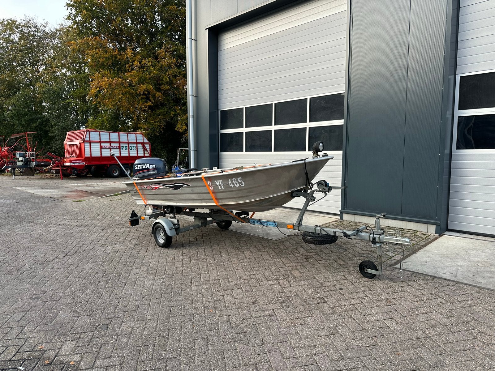Smartliner 110 met Selva (Yamaha) 25pk 4-takt op trailer, Overige merken, Gebruikt, Buitenboordmotor, Aluminium