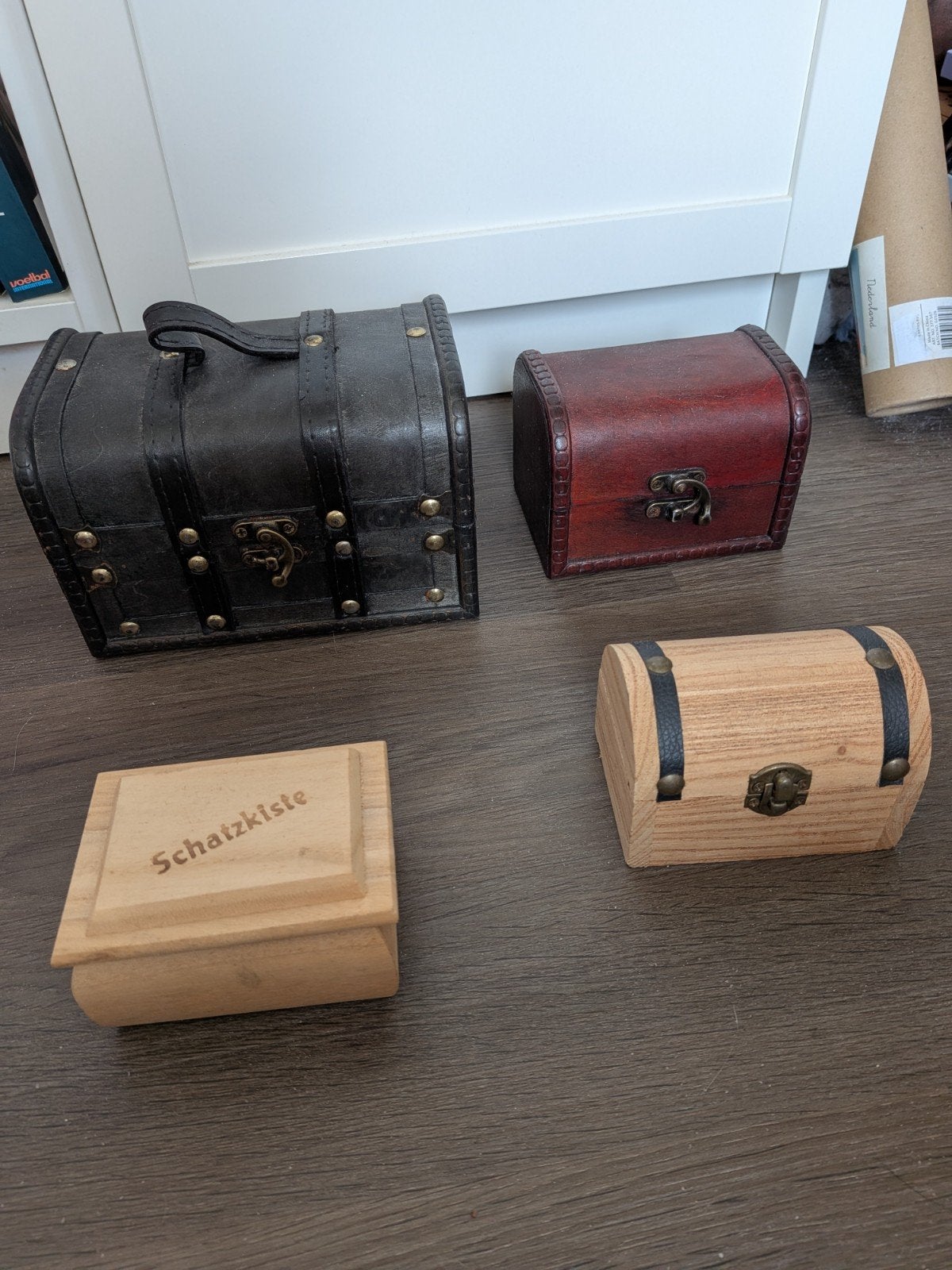 Houten schatkistjes, Ophalen of Verzenden