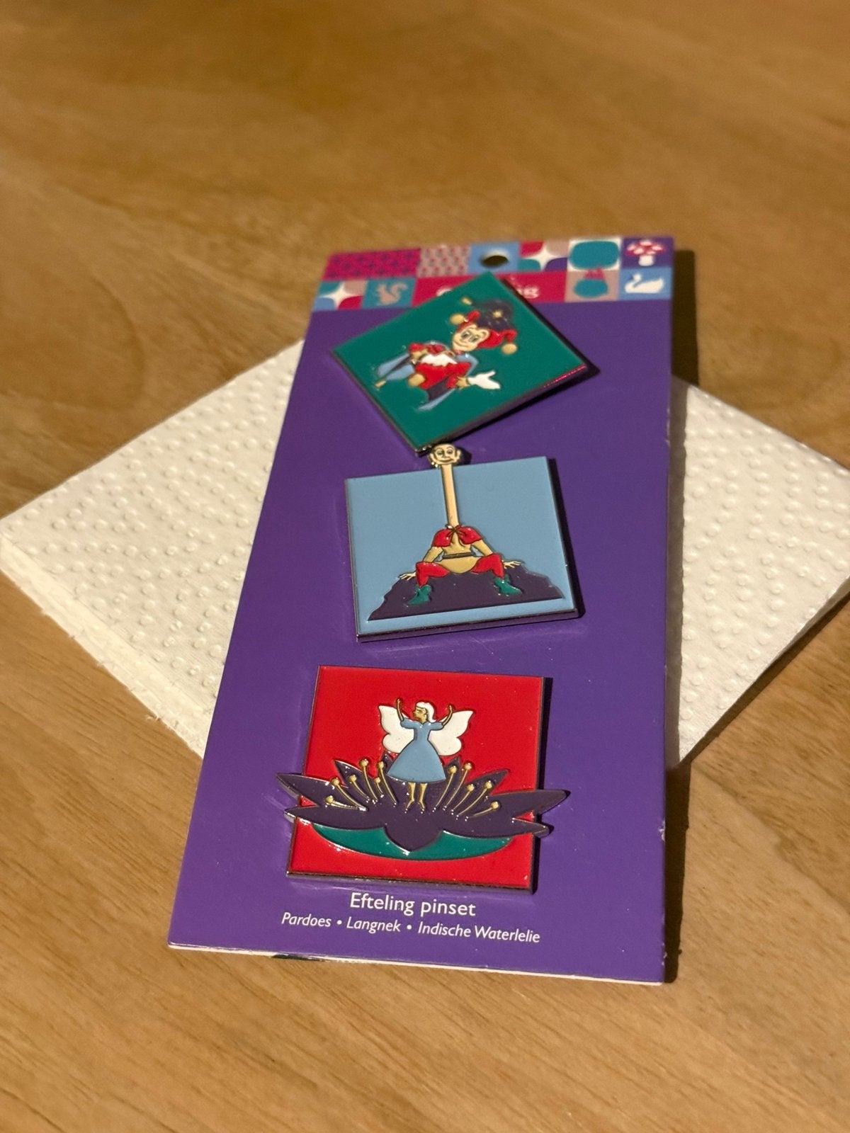 Efteling pins - sprookjes figuren, Verzamelen, Ophalen of Verzenden, Zo goed als nieuw, Beeldje of Poppetje