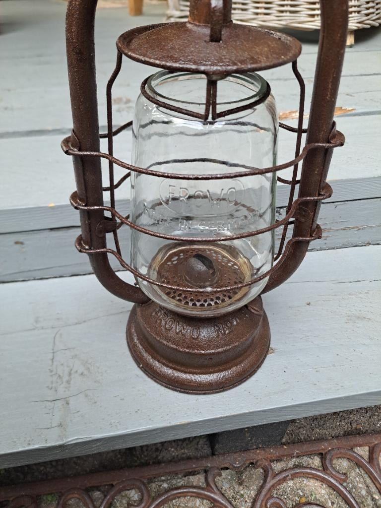 Frowo olielamp, Antiek en Kunst, Ophalen of Verzenden