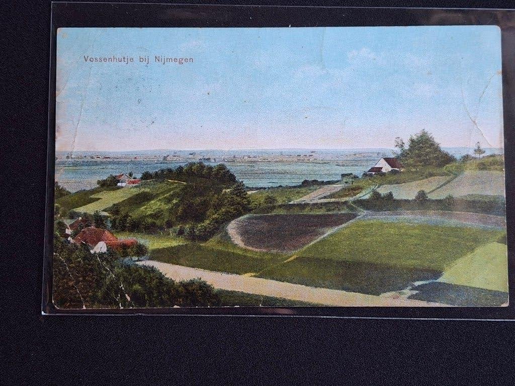 Oude ansichtkaart Vossenhuťje bij Nijmegen, Ophalen of Verzenden, Voor 1920, Gelopen, Gelderland