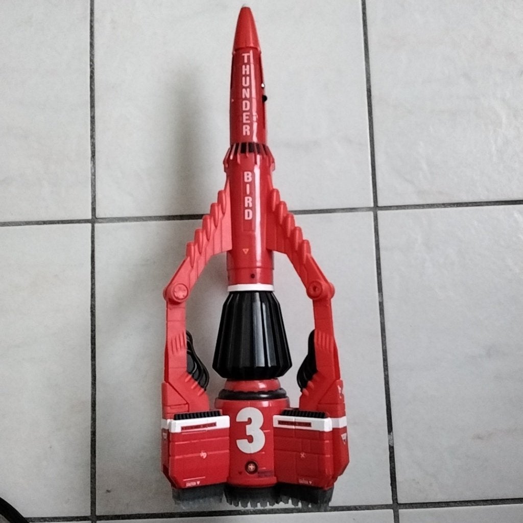 Thunderbirds 3  -  hoogte 45 cm, Verzamelen, Speelgoed, Ophalen of Verzenden, Gebruikt