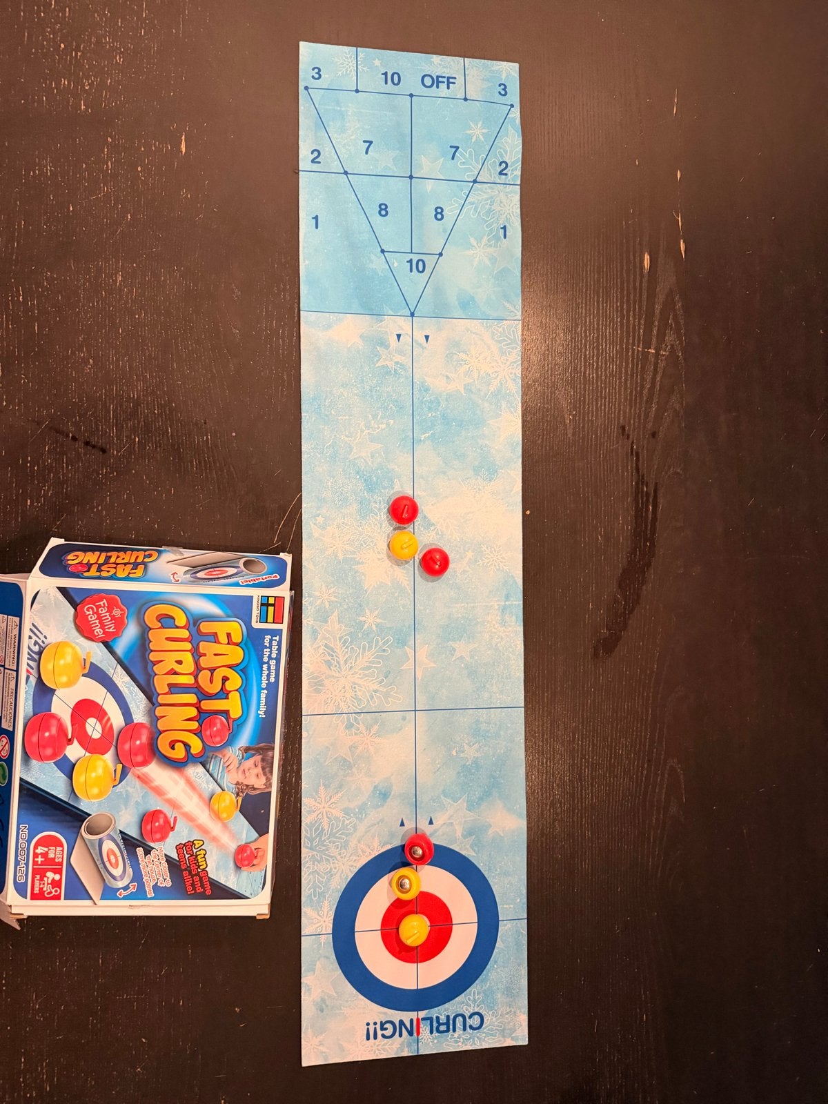 Fast Curling Bordspel - Zo goed als nieuw, Een of twee spelers, Ophalen of Verzenden, Zo goed als nieuw, Reisspel