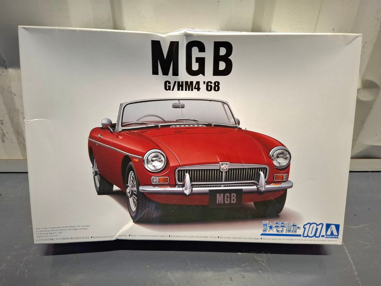 MGB G/HM4 '68 modelbouwkit - Aoshima 1:24, Overige merken, Auto, 1:32 tot 1:50, Nieuw