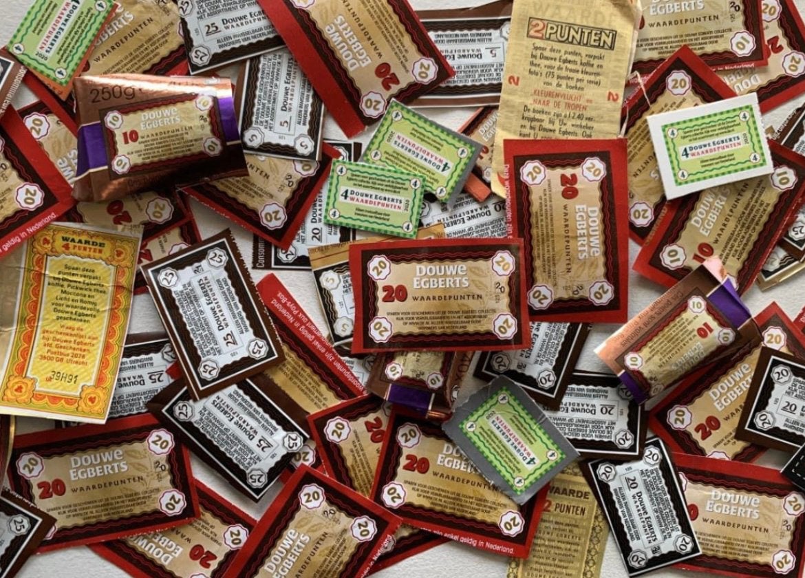 Gezocht Douwe Egberts punten, Ophalen of Verzenden, Koffie of Thee, Zegels, Bonnen of Punten
