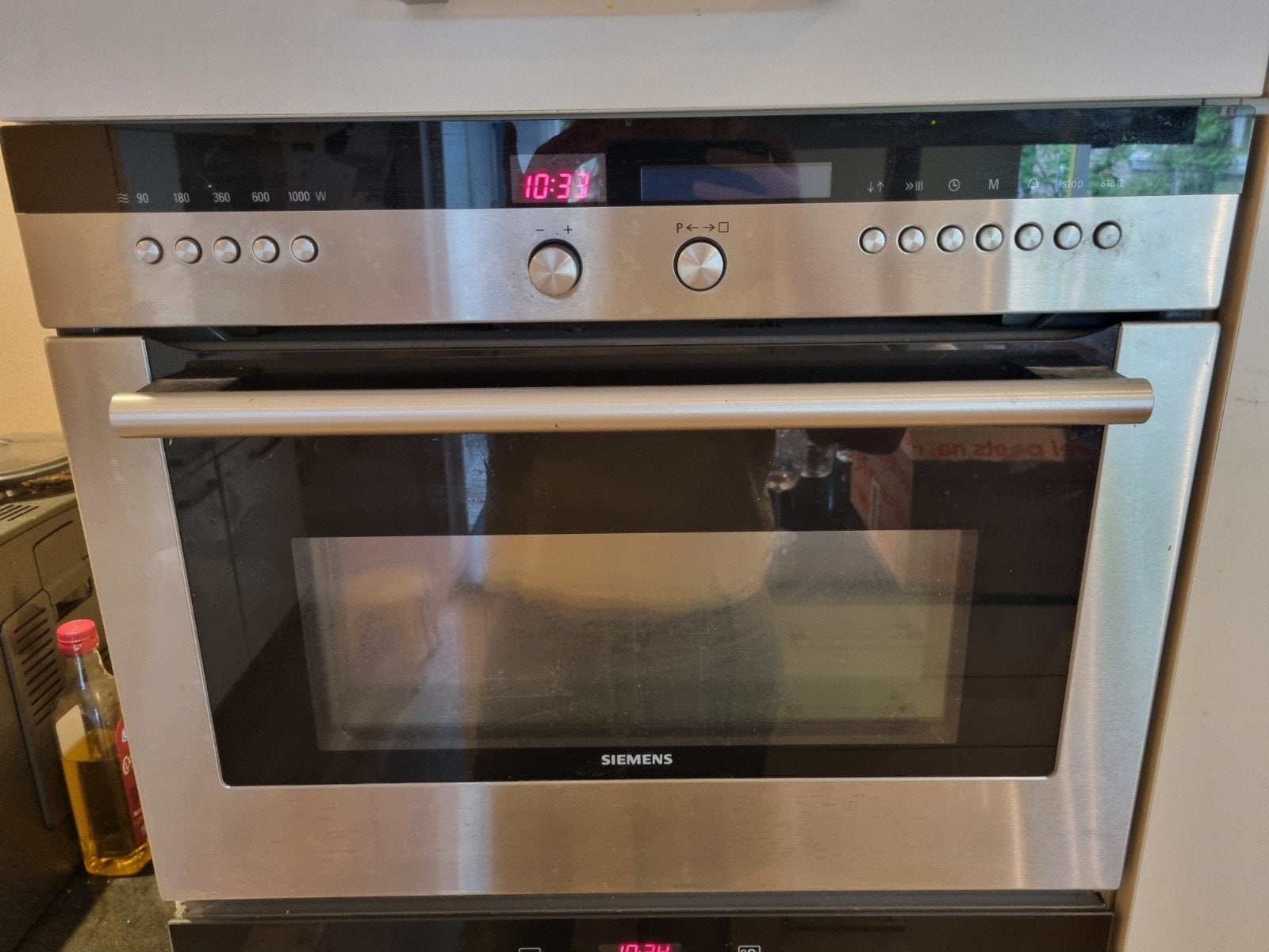 Siemens Combi-oven met magnetronfunctie - HB86P570N, Ophalen, 45 tot 50 cm, Gebruikt, 60 cm of meer