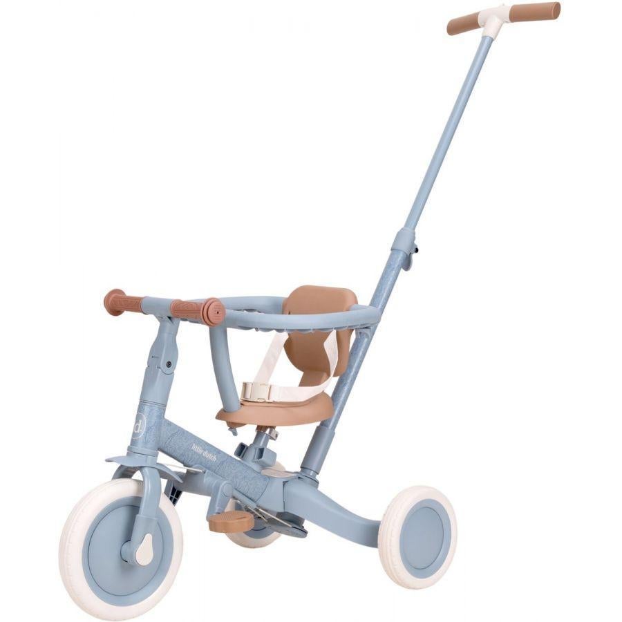 Little Dutch 4 in 1 Driewieler met duwstang Forest Adventure, Kinderen en Baby's, Speelgoed | Buiten | Voertuigen en Loopfietsen