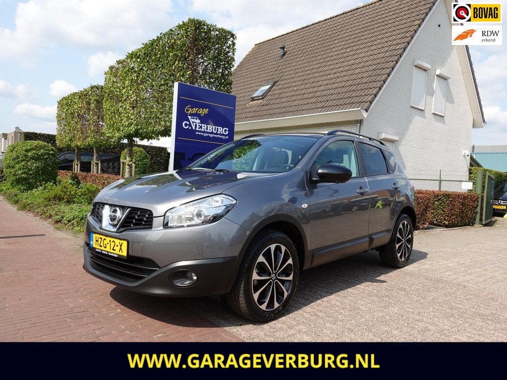 Nissan Qashqai 1.6 Techview (Navi,Camera 360,Panoramadak,Cru, Auto's, Nissan, Voorwielaandrijving, Euro 5, Gebruikt, Zwart