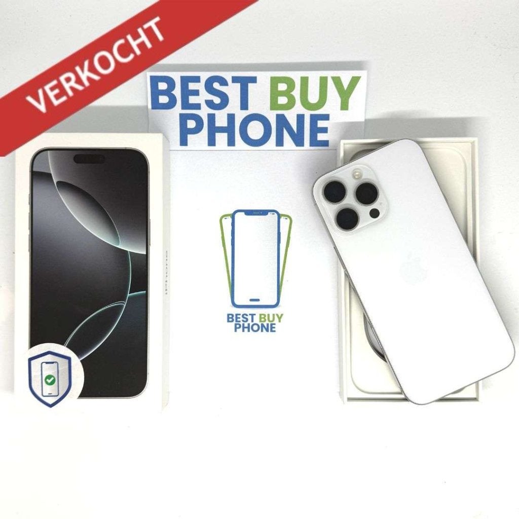 iPhone 16 Pro Max 256GB wit /ongebruikt + 12 maanden garanti, Telecommunicatie, 256 GB, Apple, Wit, Zonder simlock