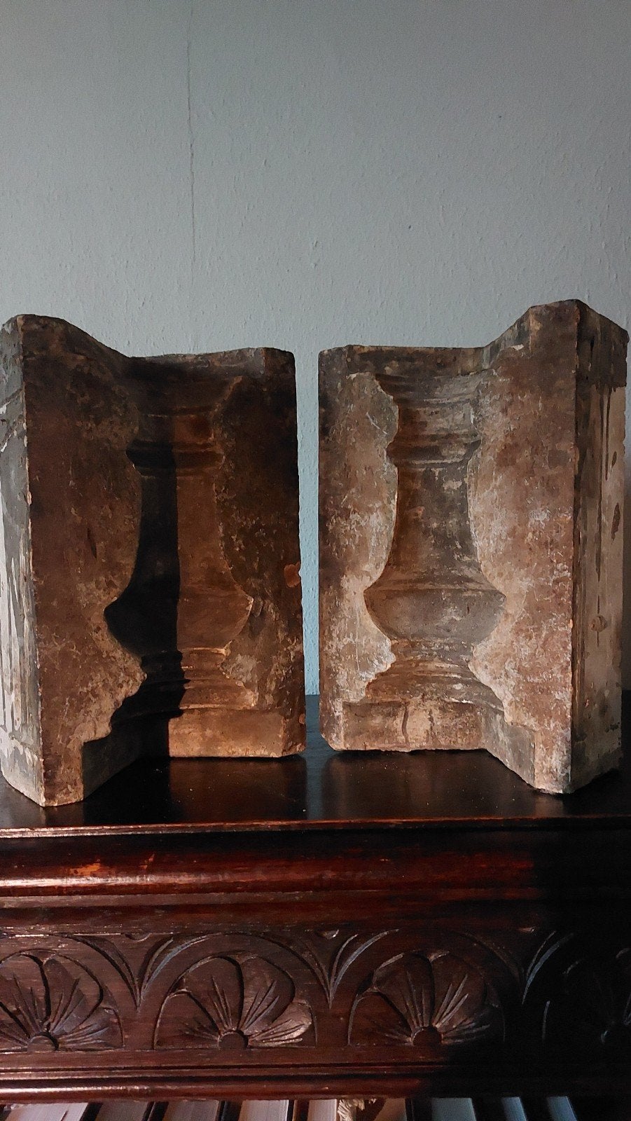Antieke Gipsen Gietmal voor Baluster (ca. 1850-1920), Ophalen of Verzenden