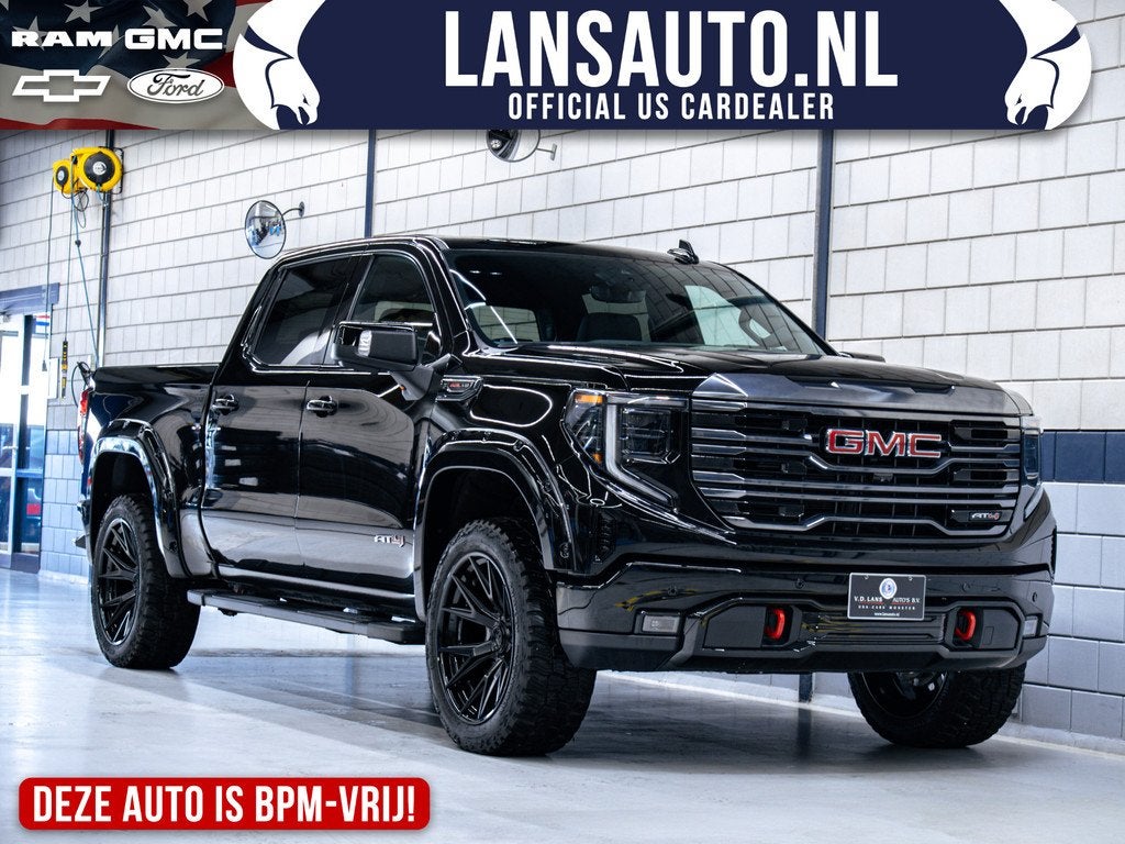 GMC Sierra 1500 AT4 6.2L V8 | Custom (bj 2024, automaat), Auto's, GMC, Automaat, Zwart, Zwart, Leder