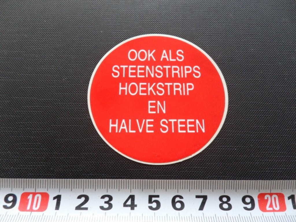sticker Ook als steenstrips Hoekstrip en halve steen, Ophalen, Zo goed als nieuw