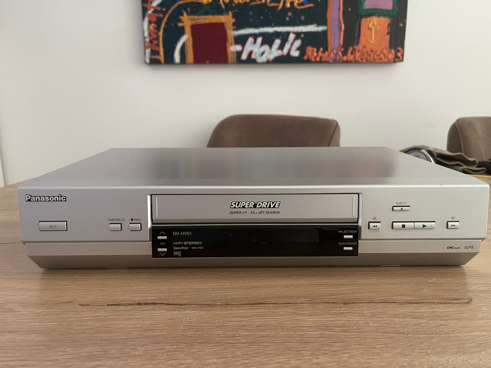 Panasonic NV-HV61 VHS videorecorder Hifi Stereo, Ophalen of Verzenden, Gebruikt, VHS-speler of -recorder